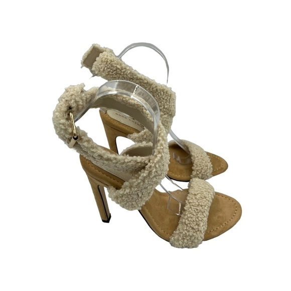 NWOT GOOD AMERICAN Sherpa Sandals 6.5 - Picture 6 of 9